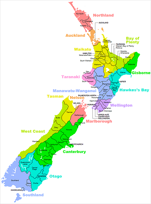 Regions of New Zealand